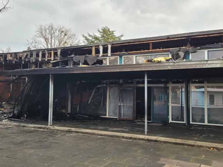 Brand an der Grundschule Beuthener Straße