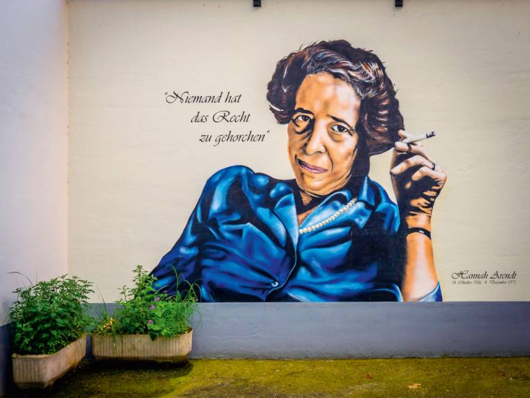 Graffiti von Hannah Arendt