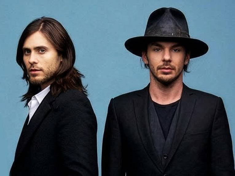 Jared Leto und Shannon Leto von der Band Thirty Seconds to Mars
