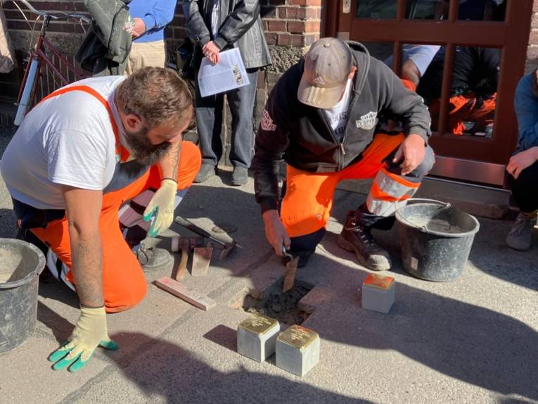 Stolpersteinverlegung