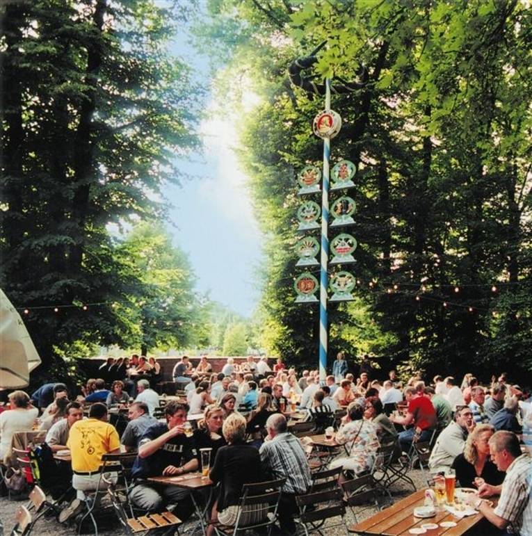 Biergarten Waterloo_Gäste