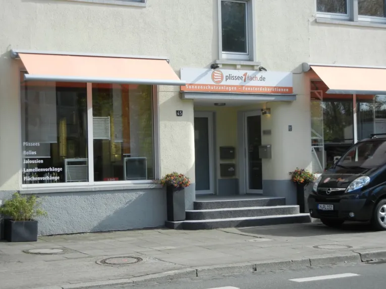 Das Ladengeschäft von Plissee1fach.de