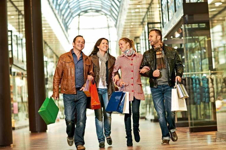 Shopping in der Galerie Luise