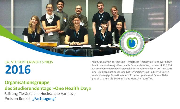 Organisationsgruppe des Studierendentags „One Health Day“
