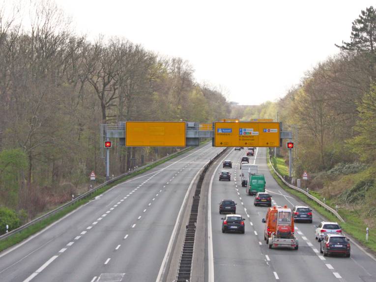 Der Messeschnellweg – Seelhorster Kreuz: Fahrtrichtung Messe