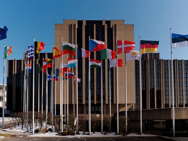 Das Gebäude des Europäischen Rechnungshofs in Luxemburg
