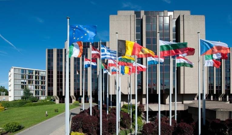 Das Gebäude des Europäischen Rechnungshofs in Luxemburg