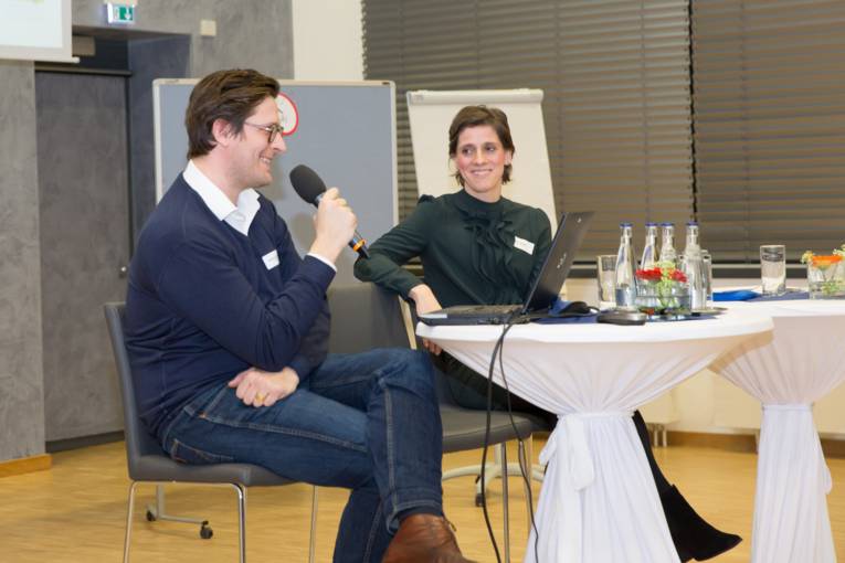 Sebastian Schlösser und Katrin Wilkens zur Gast beim zweiten Welcome Back Netzwerktreffen