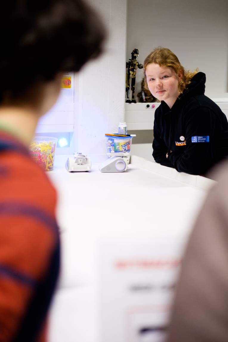 Roberta Schülerinnen und Schüler bei der Nacht, die Wissen schafft 2018