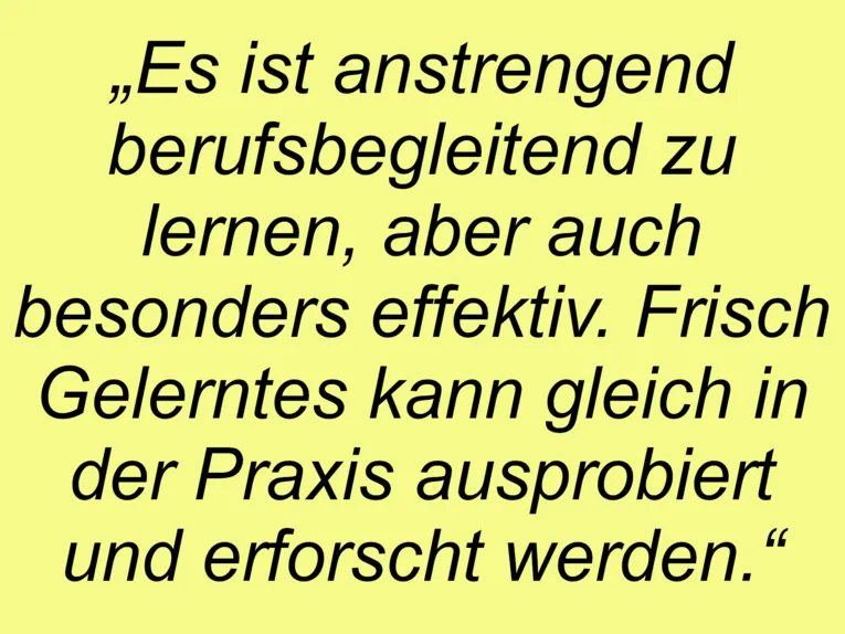 Vorschau auf gesammelte Zitate von Auszubildenden der Fach- und Berufsschulen Alice- Salomon, Birkenhof und Diakonie Kolleg
