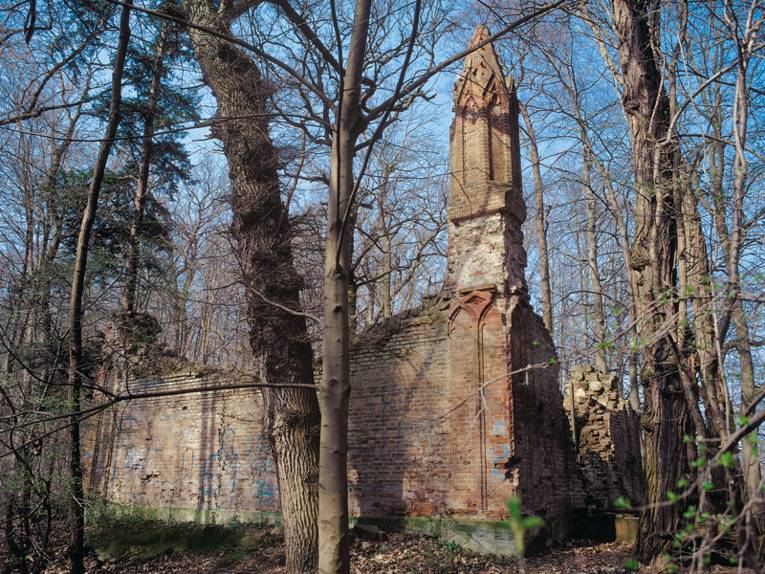 Ruine des Mausoleums von Graf Carl von Alten
