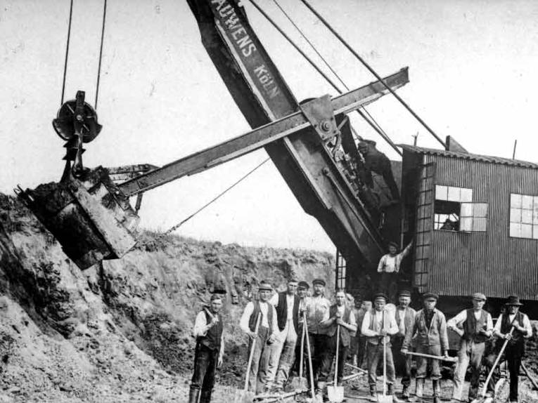 Kanalbau bei Sehnde 1923