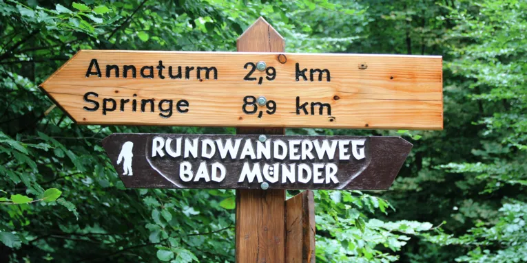Wegweiser aus Holz