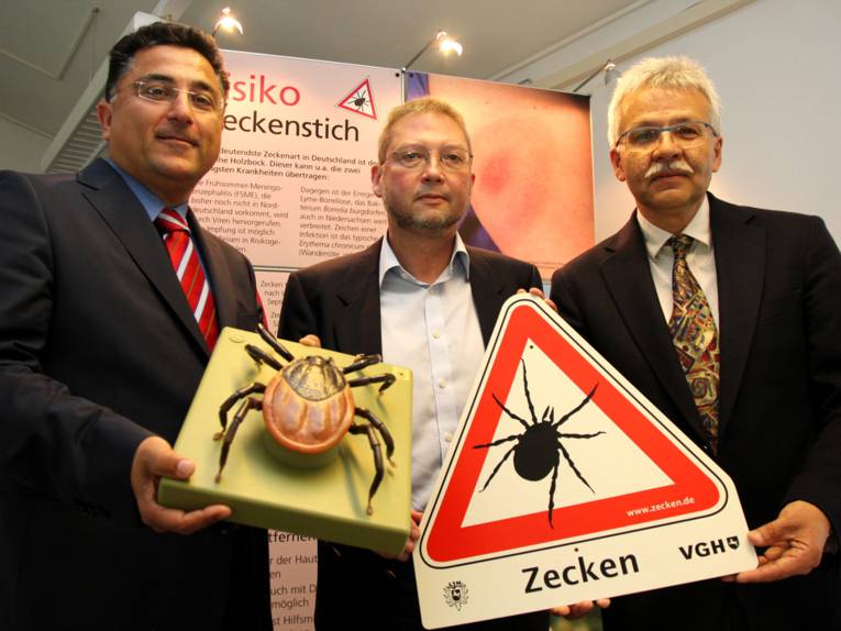 Dr. Mustafa Yilmaz, Dr. Masyar Monazahian und Prof. Dr. Dr. Helmut Eiffert