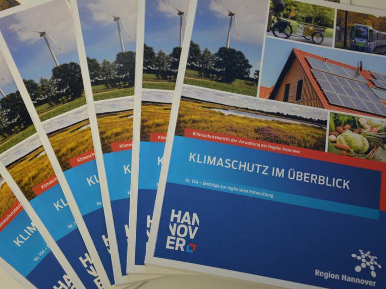 Broschüren als Fächer