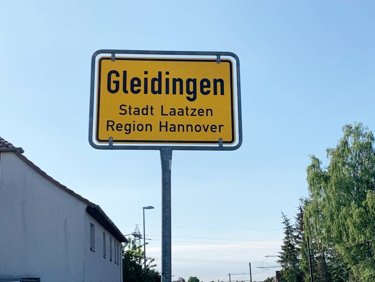 Ortseingangsschild Gleidingen