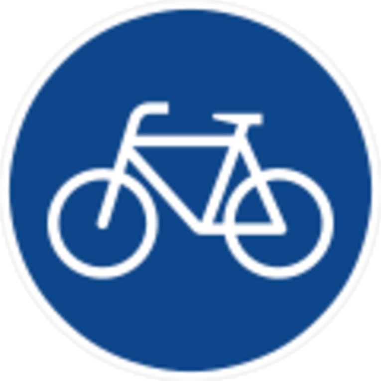 Schild: Radweg