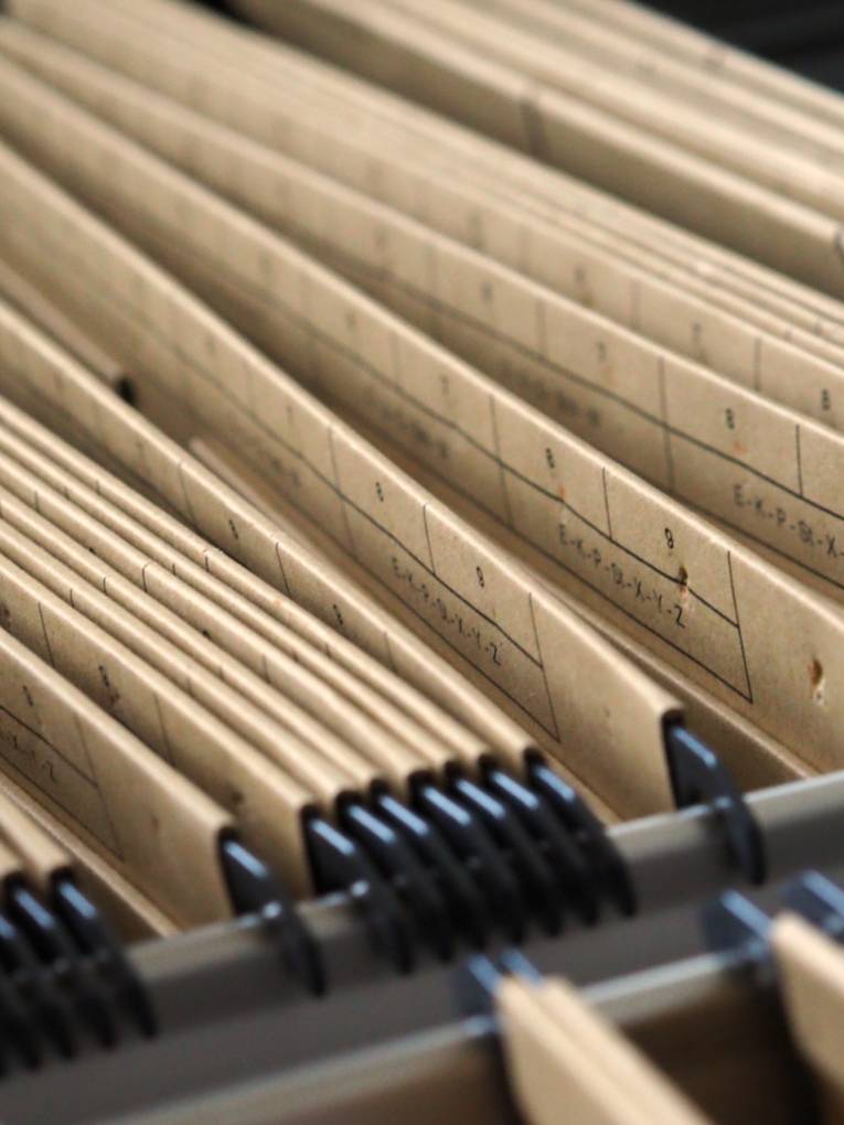 Akten Register (Hochformat) Geld, Verwaltung, Finanzen