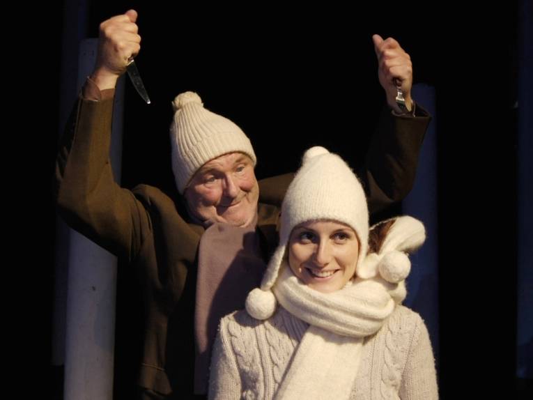 Eine Szene aus dem Stück "Ein Schaf fürs Leben".