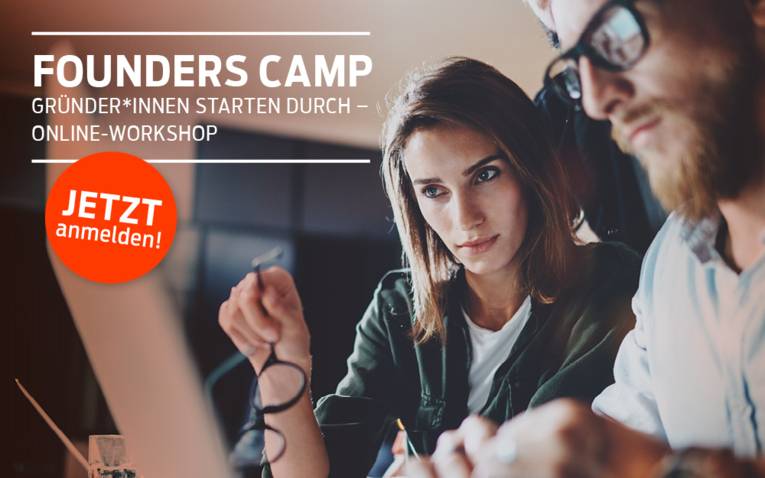Bühne Banner Founders Camp