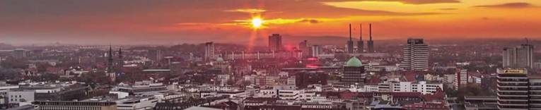 Blick auf eine Stadt