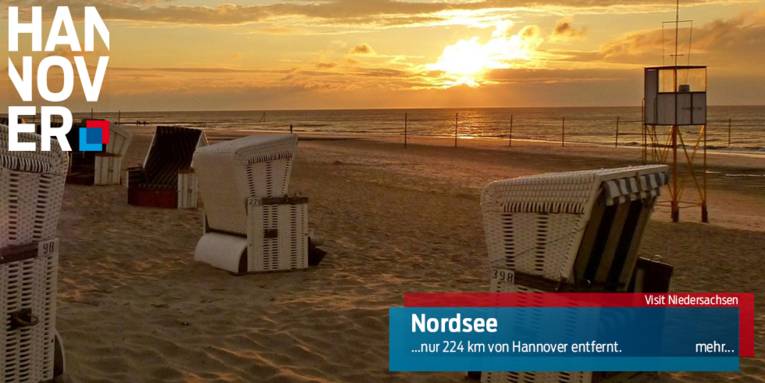  Nordsee - Hannover / Visit Niedersachsen