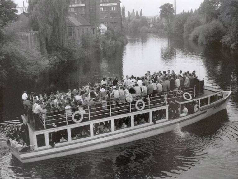 Jazz-Bootsfahrt auf der Ihme 08.08.1959