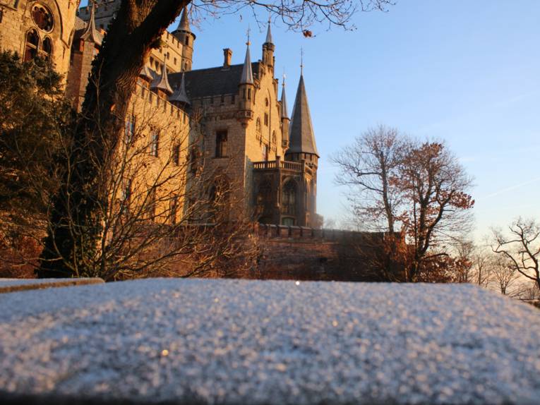 Blick auf Schloss Marienburg