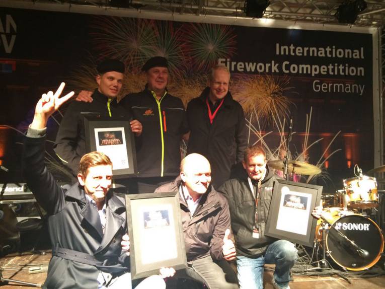 Feuerwerkswettbewerb 2017 - Siegerehrung
