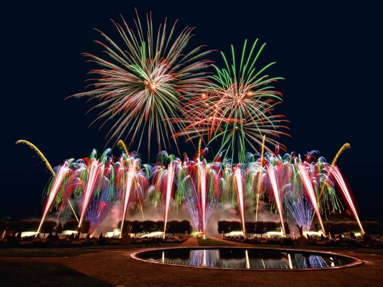 Feuerwerk in den Herrenhäuser Gärten