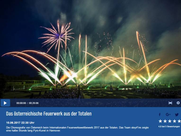 Feuerwerkswettbewerb - NDR Livestream