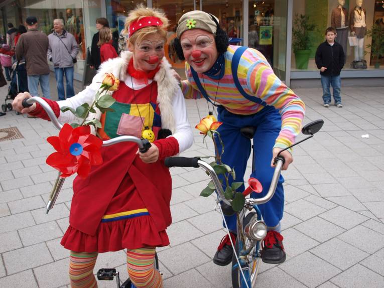 Zwei Clowns