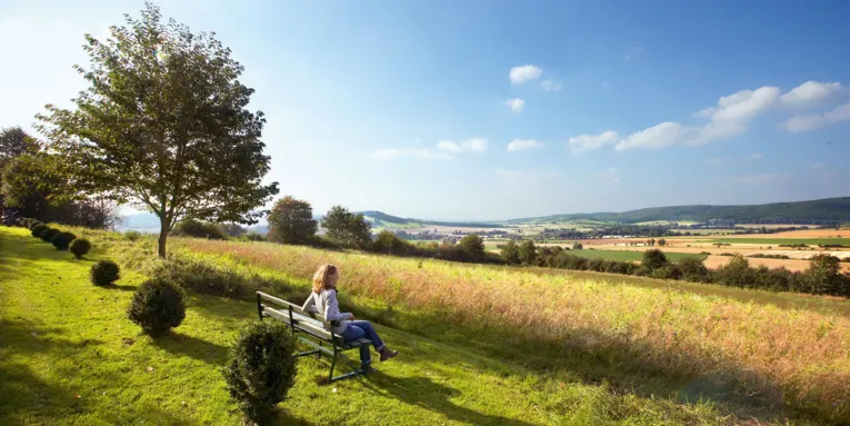 Ausblick über Deisterlandschaft
