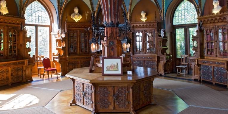 Bibliothek der Königin auf Schloss Marienburg
