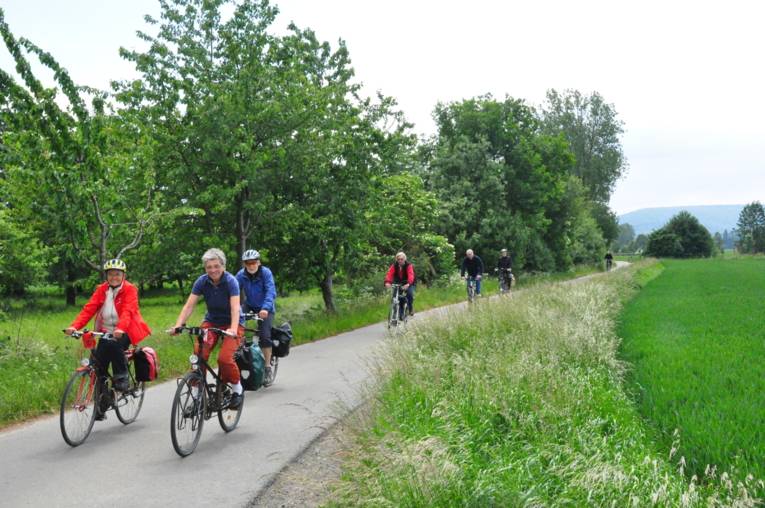 Radeln auf der "Grünen Kette"
