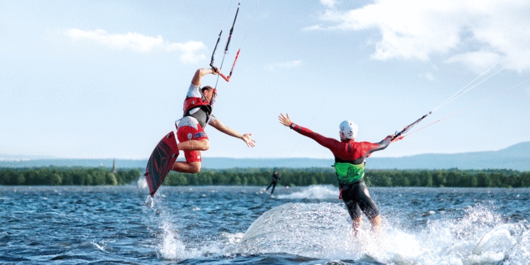 Kitesurfen am Steinhuder Meer