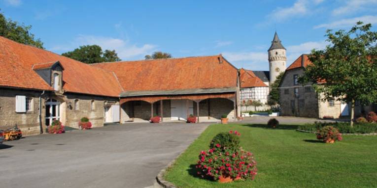 Außenansicht eines Schlosses