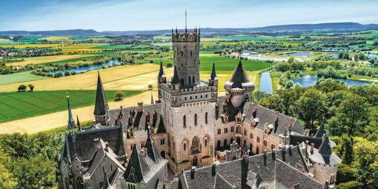 Luftbild Schloss Marienburg