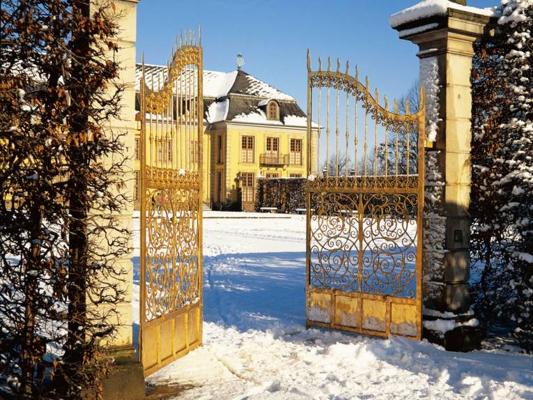 Goldenes Tor in den Herrenhäuser Gärten.