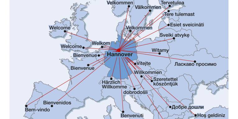 Hannover - in der Mitte Europas