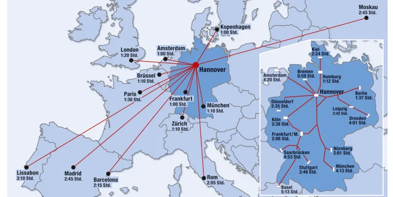 Karte Europa / Deutschland