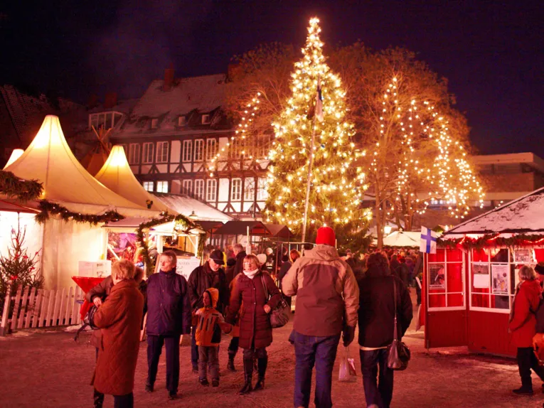 Finnisches Weihnachtsdorf