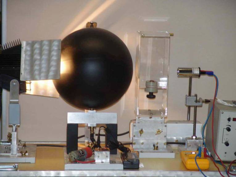 Messstation in einem Labor. 