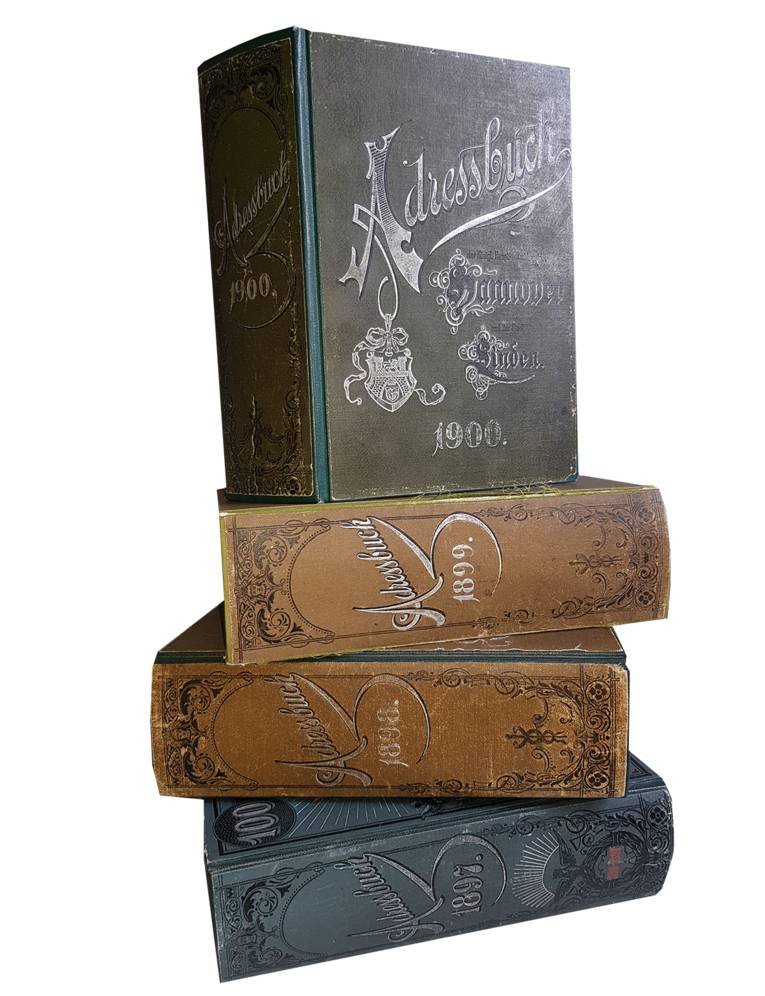 Die Adressbücher der Stadt Hannover werden digitalisiert.