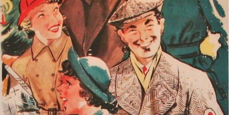 Weihnachtsplakate der Nachkriegszeit