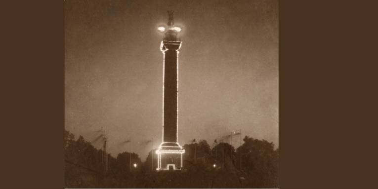 Hannover-Calenberger Neustadt. Waterlooplatz mit Waterloosäule