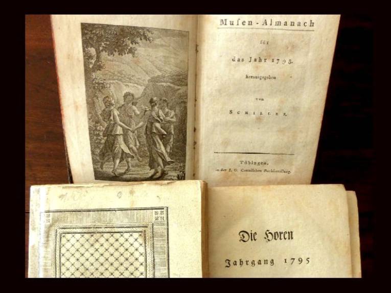 Haupttitelseite: Die Horen und Musen-Almanach