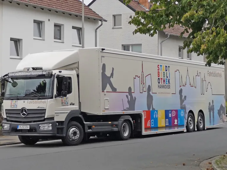 Fahrbibliothek Hannover Außenaufnahme