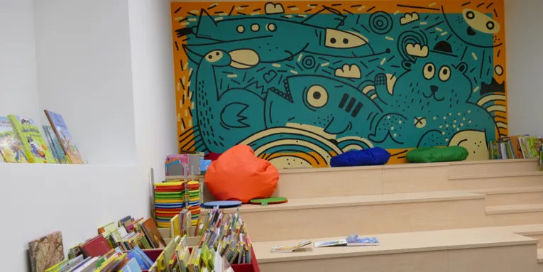 Blick in den Kindermedienbereich