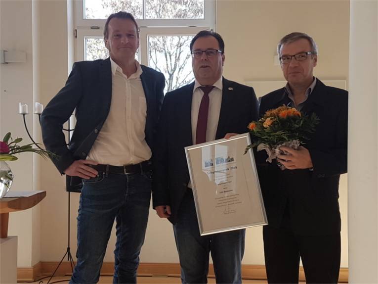 Lutz Glasmacher erhält den Integrationspreis 2018.